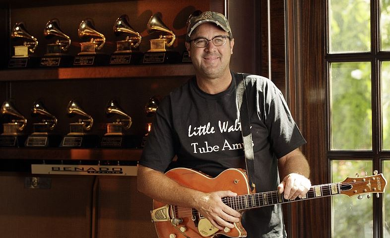 Corrina Grant Gill's father Vince Grant With his Grammies